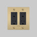 Buster + Punch 2-Gang Duplex Outlet – Linear - 2G Duplex Outlets