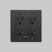 Buster + Punch 2-Gang Duplex Outlet – Cross - 2G Duplex Outlets