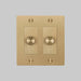 Buster + Punch 2-Gang LED Dimmer Switch – Cross - 2G Dimmers