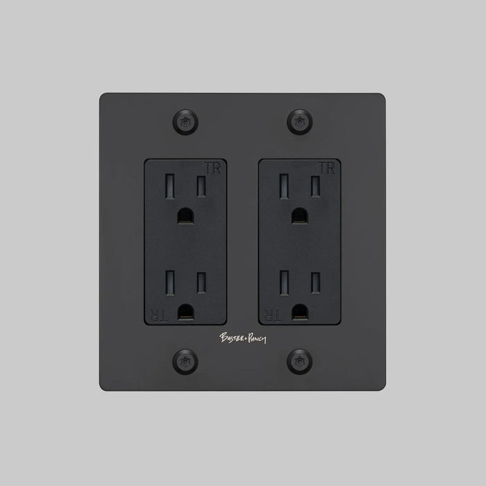 Buster + Punch 2-Gang Duplex Outlet – Linear - 2G Duplex Outlets
