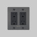 Buster + Punch 2-Gang Duplex Outlet – Linear - 2G Duplex Outlets