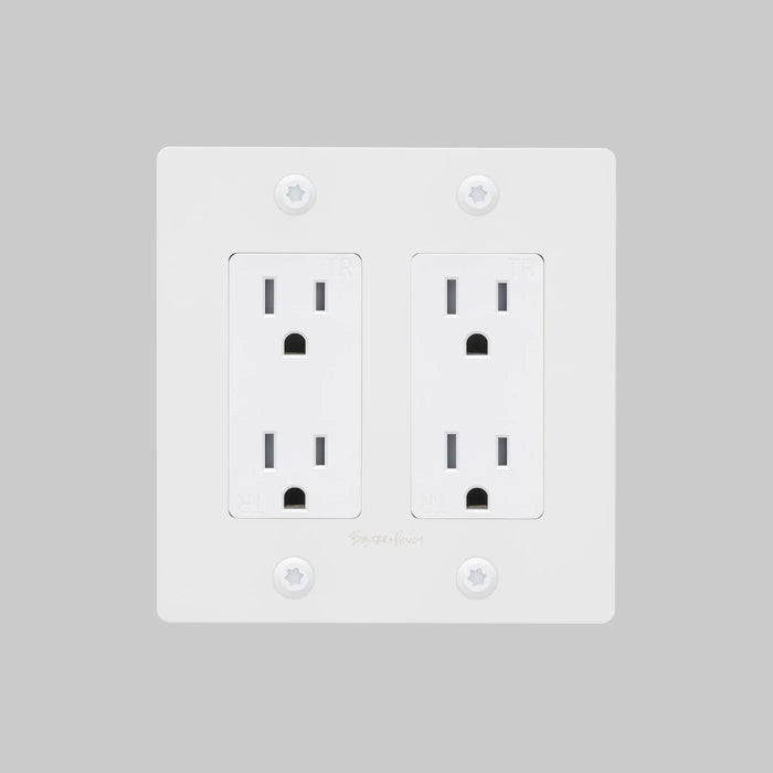 Buster + Punch 2-Gang Duplex Outlet – Linear - 2G Duplex Outlets