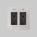 Buster + Punch 2-Gang Duplex Outlet – Cross - 2G Duplex Outlets