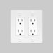 Buster + Punch 2-Gang Duplex Outlet – Cross - 2G Duplex Outlets
