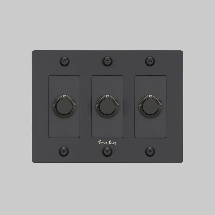 Buster + Punch 3-Gang LED Dimmer Switch – Linear - 3G Dimmers