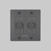 Buster + Punch 2-Gang LED Dimmer Switch – Cross - 2G Dimmers