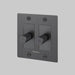 Buster + Punch 2-Gang LED Dimmer Switch – Cross - Smoked Bronze / With Logo - 2G Dimmers
