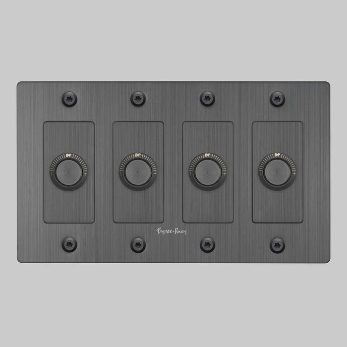 Buster + Punch 4-Gang LED Dimmer Switch – Linear - 4G Dimmers