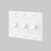 Buster + Punch 3-Gang LED Dimmer Switch – Linear - White / Without Logo - 3G Dimmers