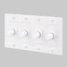 Buster + Punch 4-Gang LED Dimmer Switch – Linear - White / With Logo - 4G Dimmers