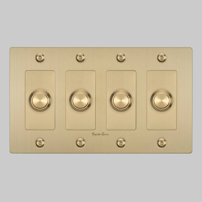 Buster + Punch 4-Gang LED Dimmer Switch – Linear - 4G Dimmers