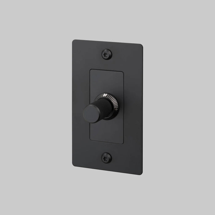 Buster + Punch 1-Gang LED Dimmer Switch – Linear - Black / Without Logo - 1G Dimmers