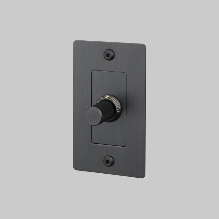 Buster + Punch 1-Gang LED Dimmer Switch – Linear - Smoked Bronze / Without Logo - 1G Dimmers