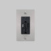 Buster + Punch 1-Gang Duplex Outlet with USB-A & USB-C – Linear - Steel / With Logo - 1G USB A + C Outlets