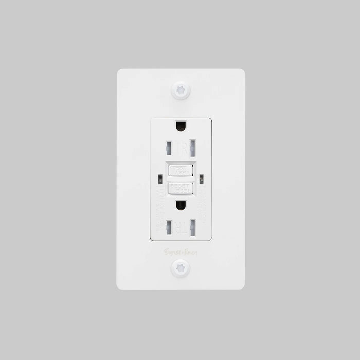 Buster + Punch 1-Gang Duplex GFCI Outlet – Linear - 1G GFCI