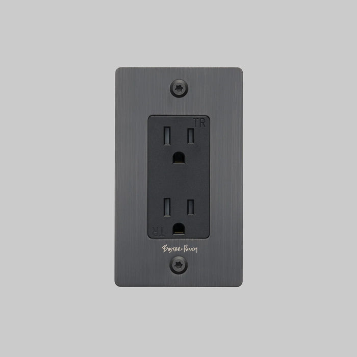 Buster + Punch 1-Gang Duplex Outlet – Linear - 1G Duplex Outlets