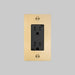 Buster + Punch 1-Gang Duplex Outlet – Cross - 1G Duplex Outlets