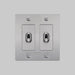 Buster + Punch 2-Gang Toggle Switch – Linear - 2G Toggle