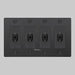 Buster + Punch 4-Gang Toggle Switch – Cross - 4G Toggle