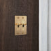 Buster + Punch 2-Gang Toggle Switch – Cross - 2G Toggle