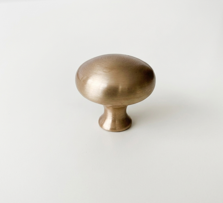 CBH 502 Classic Dome Cabinet Knob in satin bronze finish