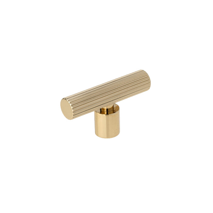 Richelieu 9730 Modern Metal Knob - Polished Gold - Cabinet Knob