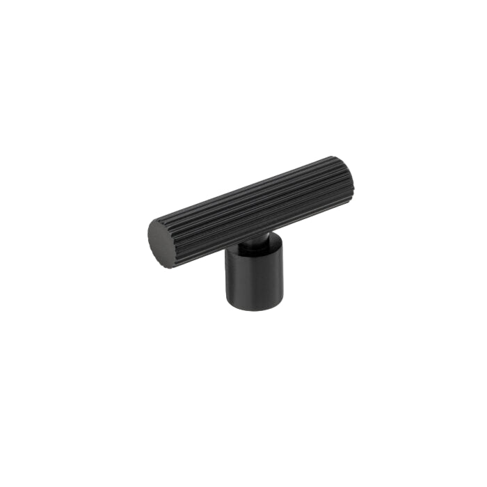 Richelieu 9730 Modern Metal Knob - Black - Cabinet Knob