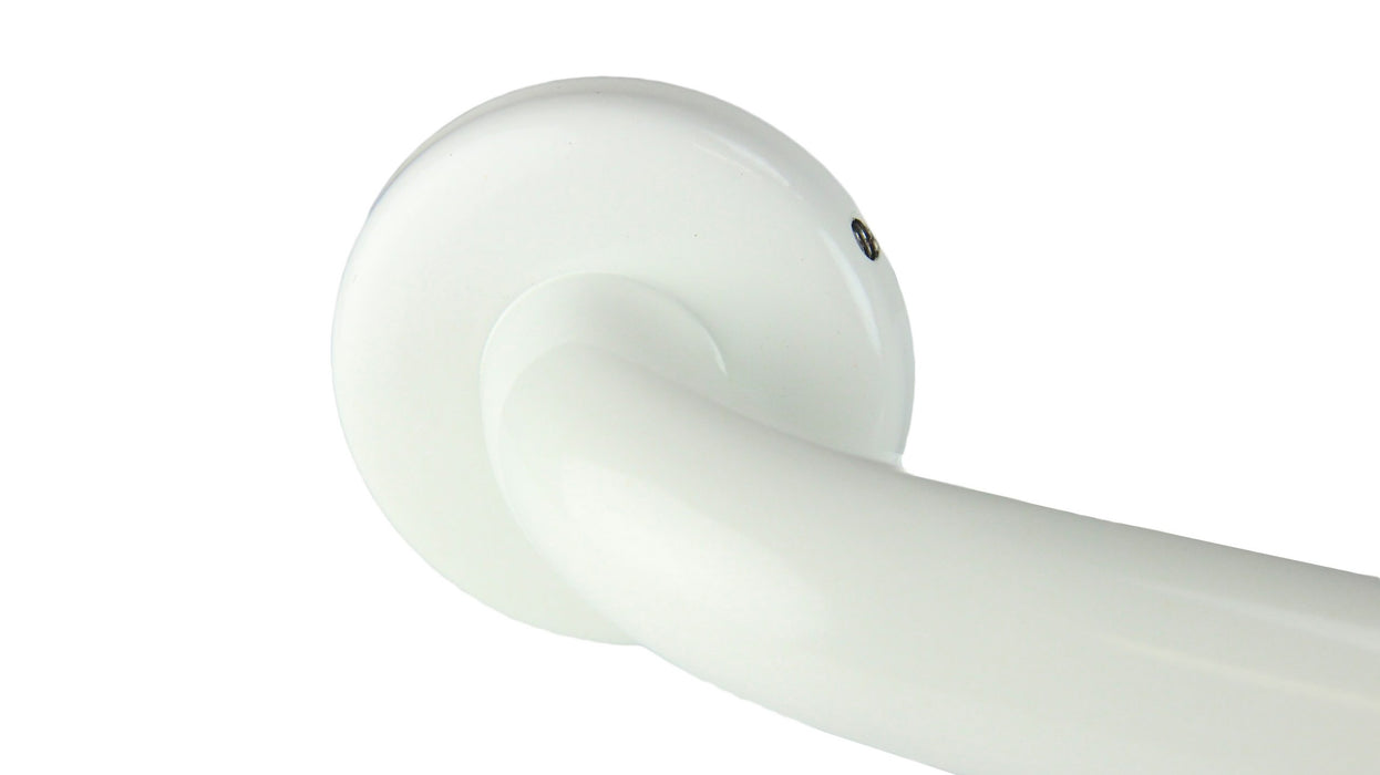Frost 1003 L-Shaped Grab Bars- 1 ¼″ Diameter, White, 30"x30"