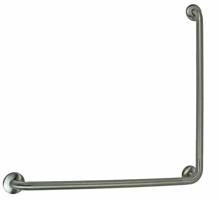 Frost 1003 L-Shaped Grab Bars- 1 ¼″ Diameter, Stainless Steel, 30"x30"
