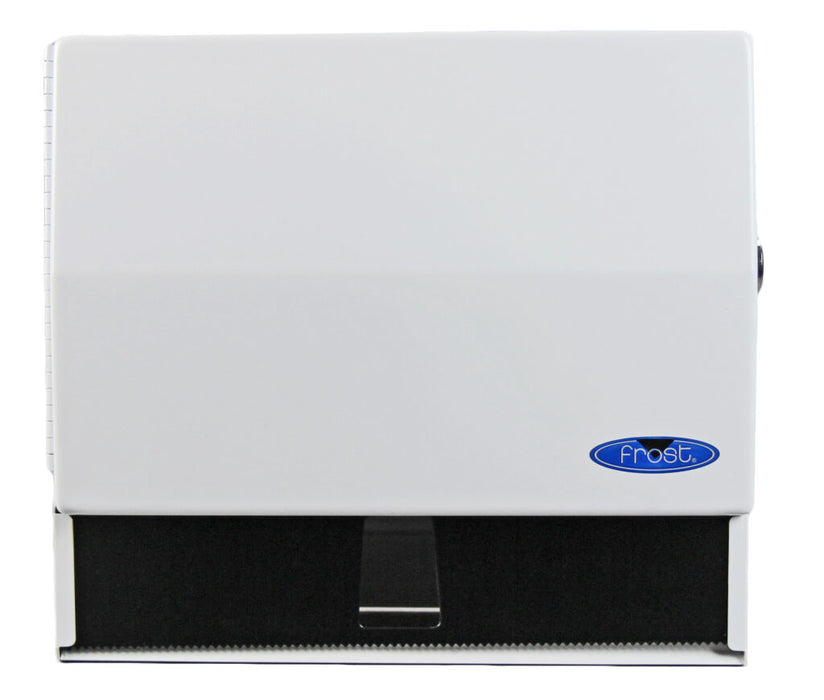 Frost 101-1 Universal Towel Dispenser with Lock, White