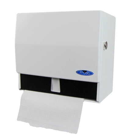 Frost 101-1 Universal Towel Dispenser with Lock, White