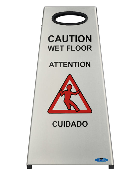 Frost 1119 Stainless Steel Wet Floor Sign