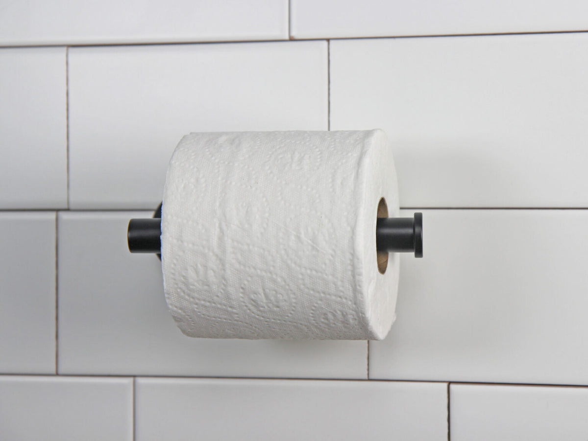 Frost 1131 Surface Mounted Single Toilet Paper Holder, Matte Black