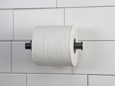 Frost 1131 Surface Mounted Single Toilet Paper Holder, Matte Black