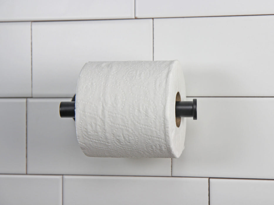 Frost 1131 Surface Mounted Single Toilet Paper Holder, Matte Black