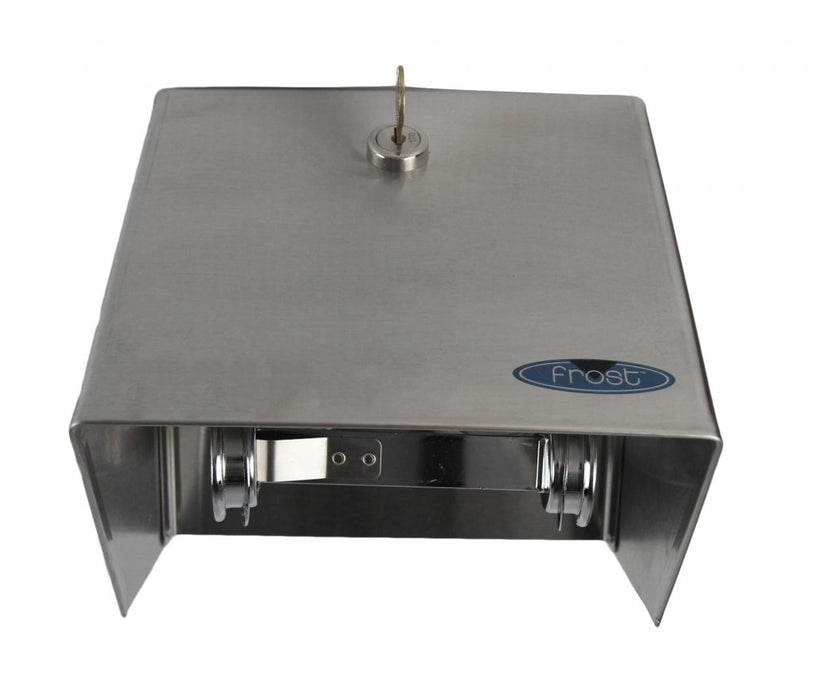 Frost 156-S Toilet Roll Tissue Dispenser with Hood