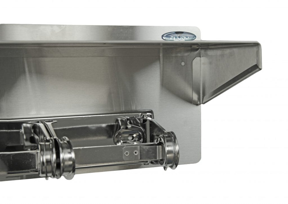 Frost 158-10 Double Roll Toilet Tissue Dispenser with Shelf