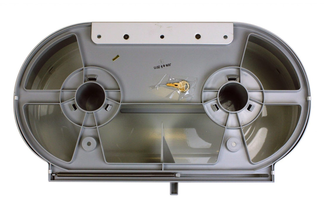 Frost 170 Universal Jumbo Double Toilet Tissue Dispenser, White