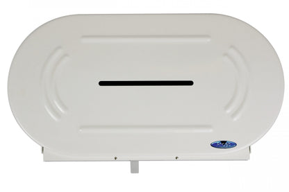 Frost 170 Universal Jumbo Double Toilet Tissue Dispenser, White