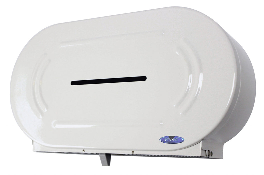 Frost 170 Universal Jumbo Double Toilet Tissue Dispenser, White