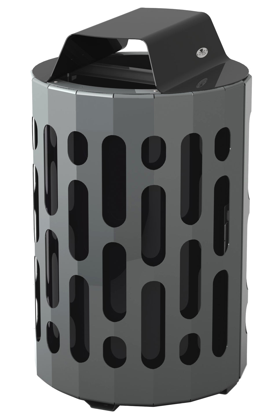Frost 2020 Stingray Outdoor Steel Waste Receptacle