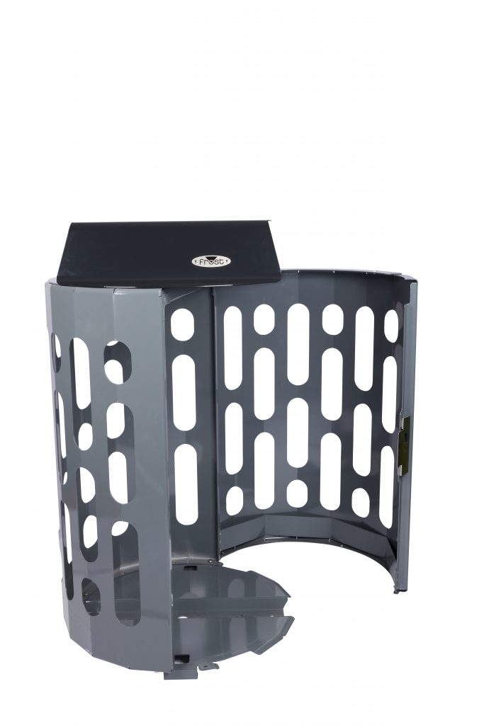 Frost 2020 Stingray Outdoor Steel Waste Receptacle