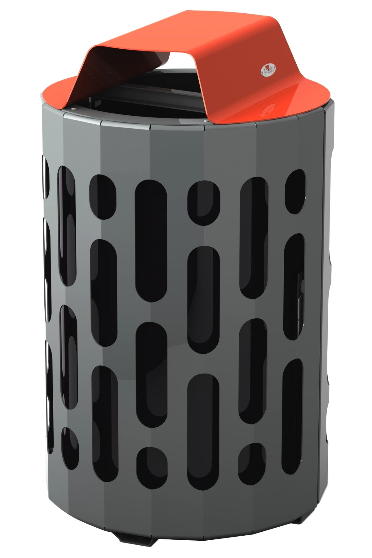 Frost 2020 Stingray Outdoor Steel Waste Receptacle