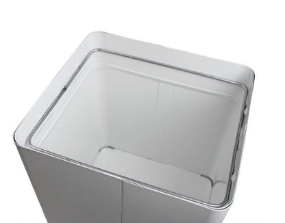 Frost 301 Free Standing Swing Top Waste Receptacle, White