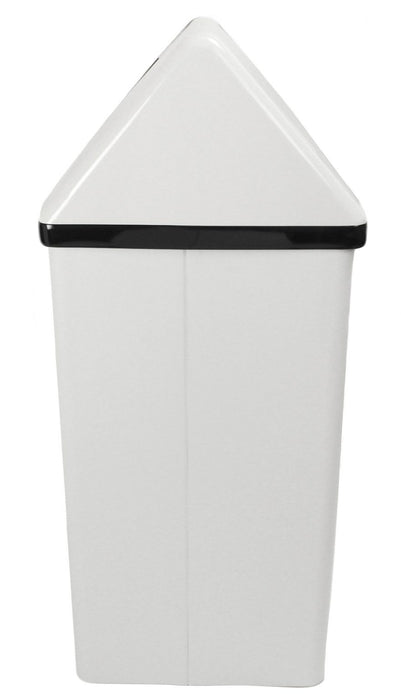 Frost 301 Free Standing Swing Top Waste Receptacle, White