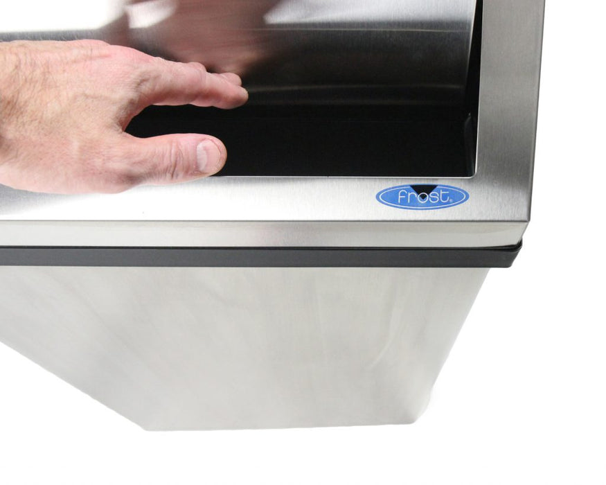 Frost 303 Wall Mounted Waste Receptacle with Galvanized Liner