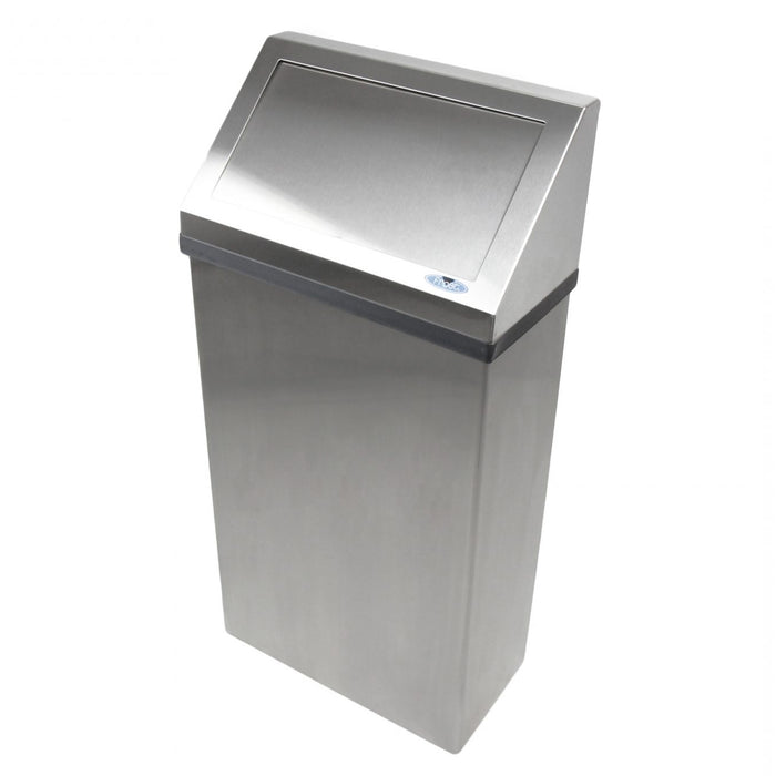 Frost 303 Wall Mounted Waste Receptacle, Stainless Steel