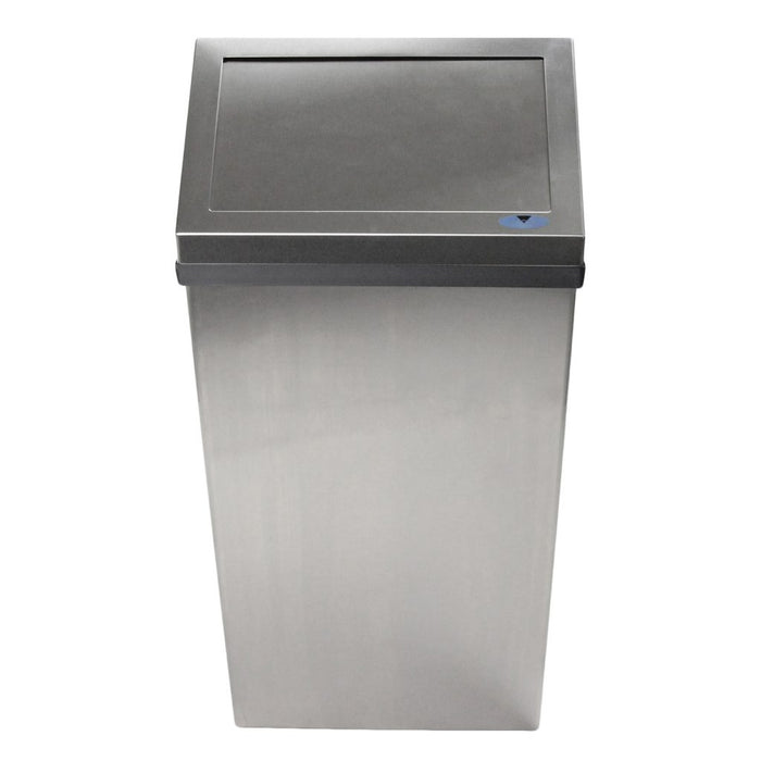 Frost 303 Wall Mounted Waste Receptacle, Stainless Steel