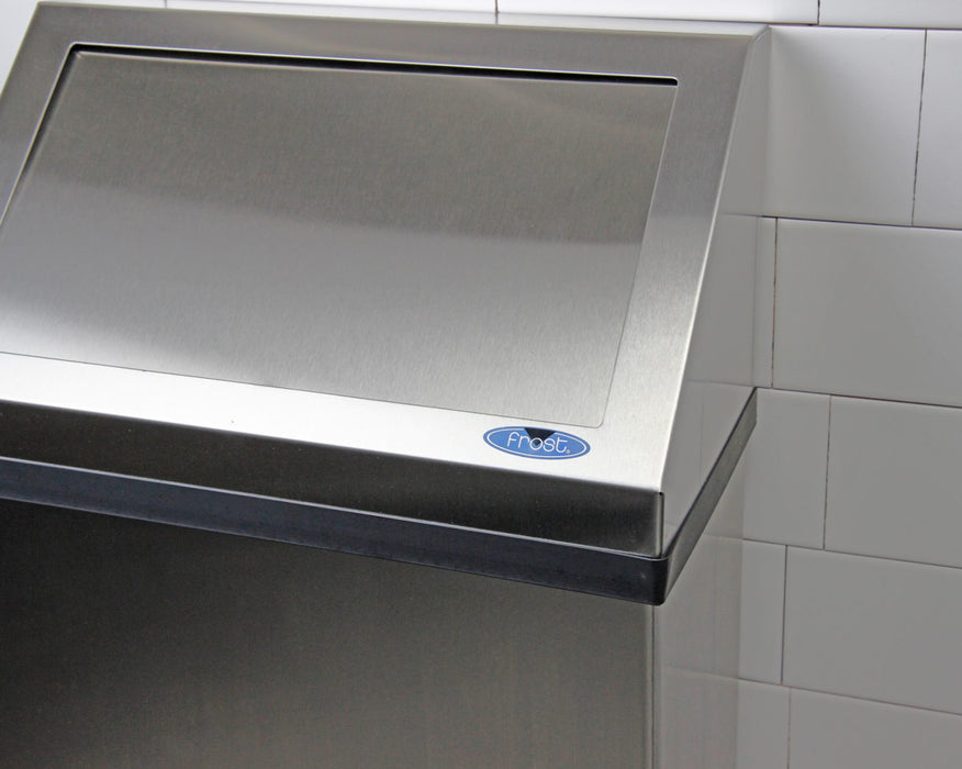 Frost 303 Wall Mounted Waste Receptacle, Stainless Steel
