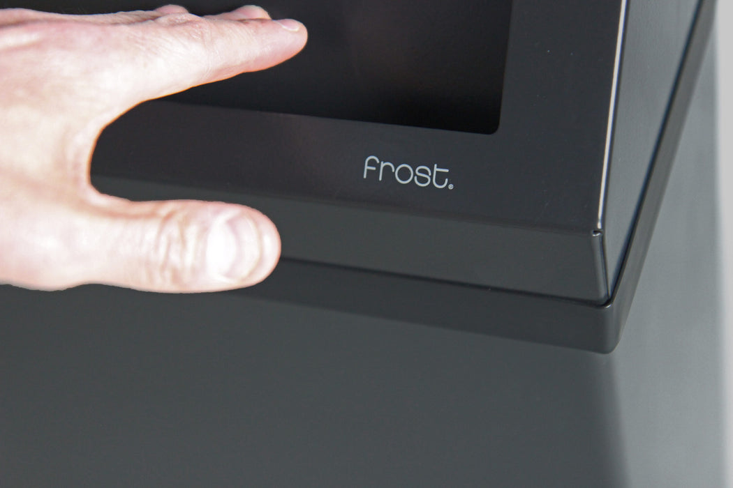 Frost 303 Wall Mounted Waste Receptacle, Matte Black